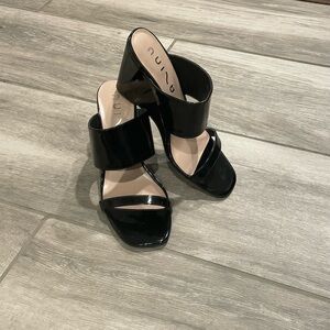 Unisa Black Sandal Heels